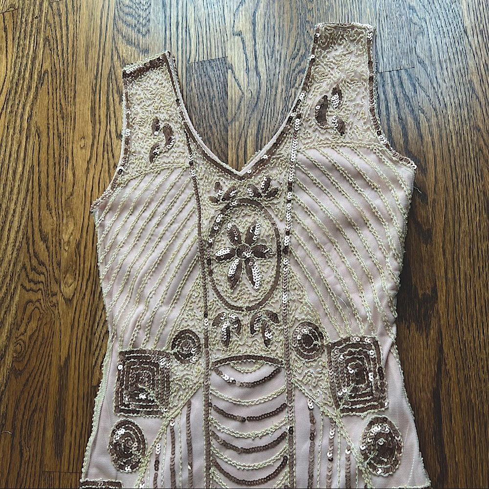 Sequin Flapper Style Dress - image 5